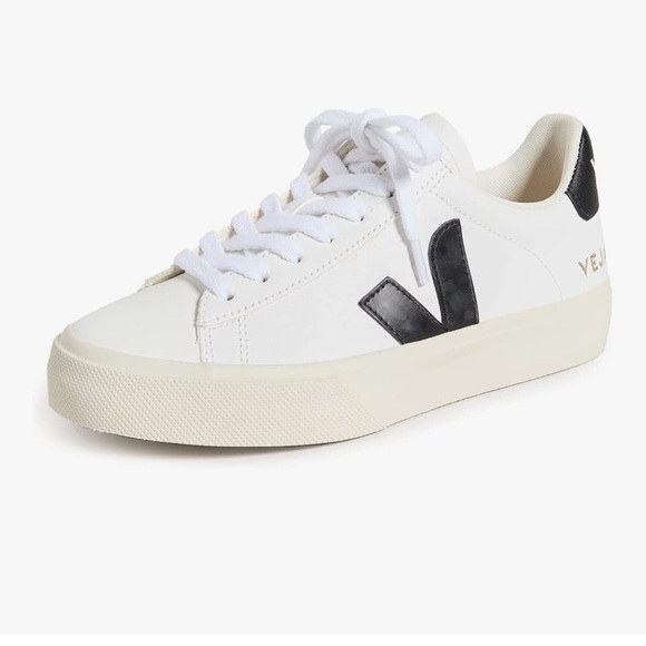 Veja Shoes - Veja Women's White and Black Casual Sneakers